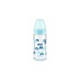 Nuk First Choice+ Glass Bottle Temperature Control 0-6M+ Θηλή Σιλικόνης 240 ml