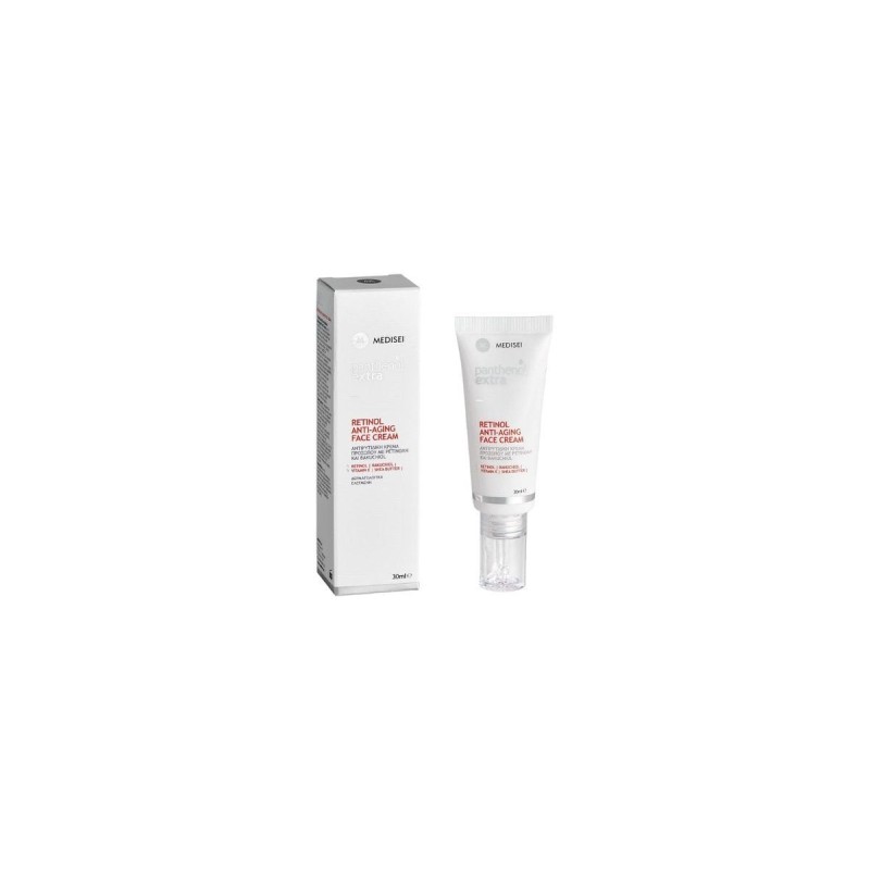 Panthenol Extra Retinol Anti-Aging Face Cream, Αντιρυτιδική Κρέμα Προσώπου με Ρετινόλη, 30 ml
