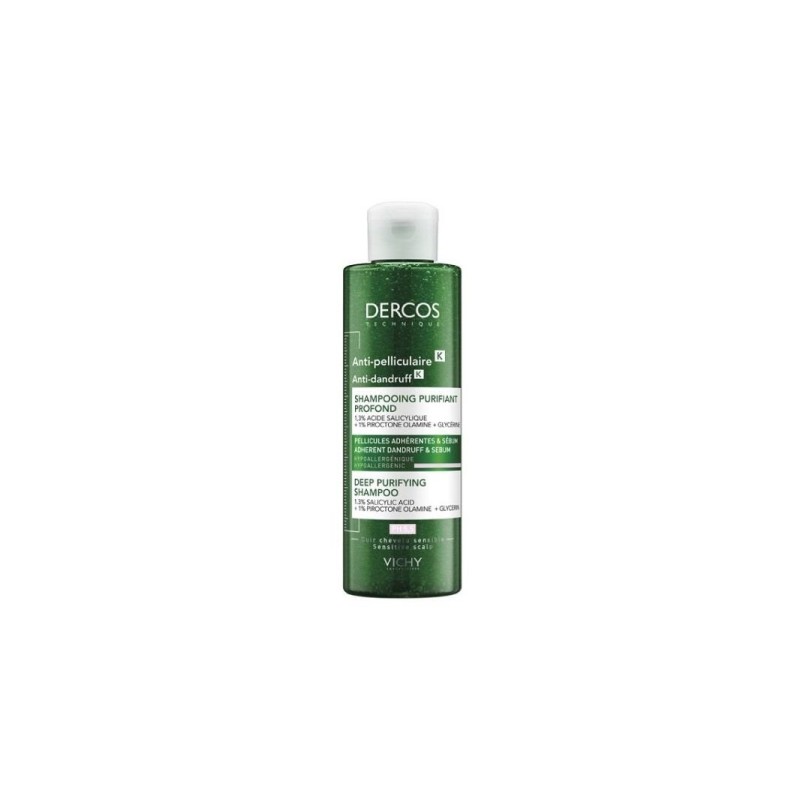 Vichy Dercos Anti-Dandruff K Deep Purifying Shampoo 200 ml