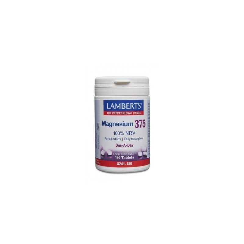 Lamberts Magnesium 375, 180tabs