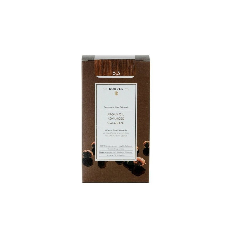 Korres Argan Oil Advanced Colorant 6.3 Ξανθό Σκούρο Μελί
