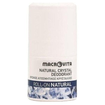 Macrovita Φυσικός Αποσμητικός Κρύσταλλος Roll-on Natural 50 ml