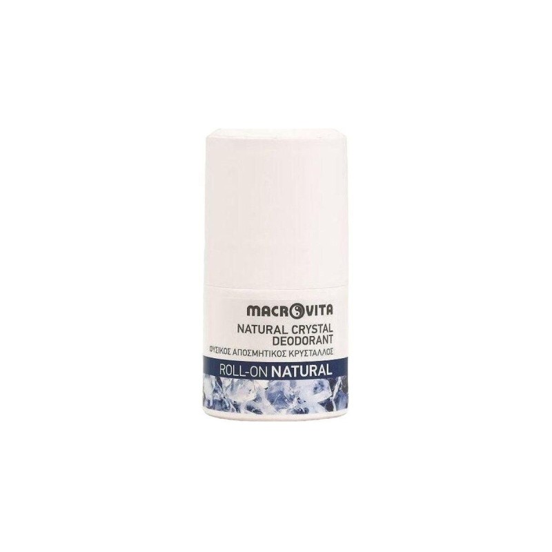 Macrovita Φυσικός Αποσμητικός Κρύσταλλος Roll-on Natural 50 ml