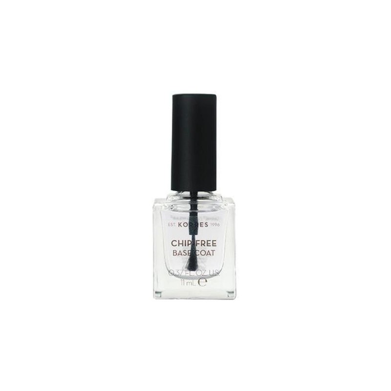 Korres Gel Effect Chip Free Base Coat Διάφανο Βερνίκι Βάσης Νυχιών 11 ml