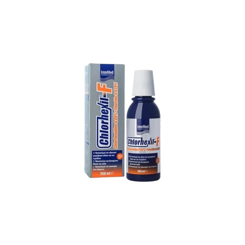 Intermed Chlorhexil-F Mouthwash Στοματικό Διάλυμα 250 ml