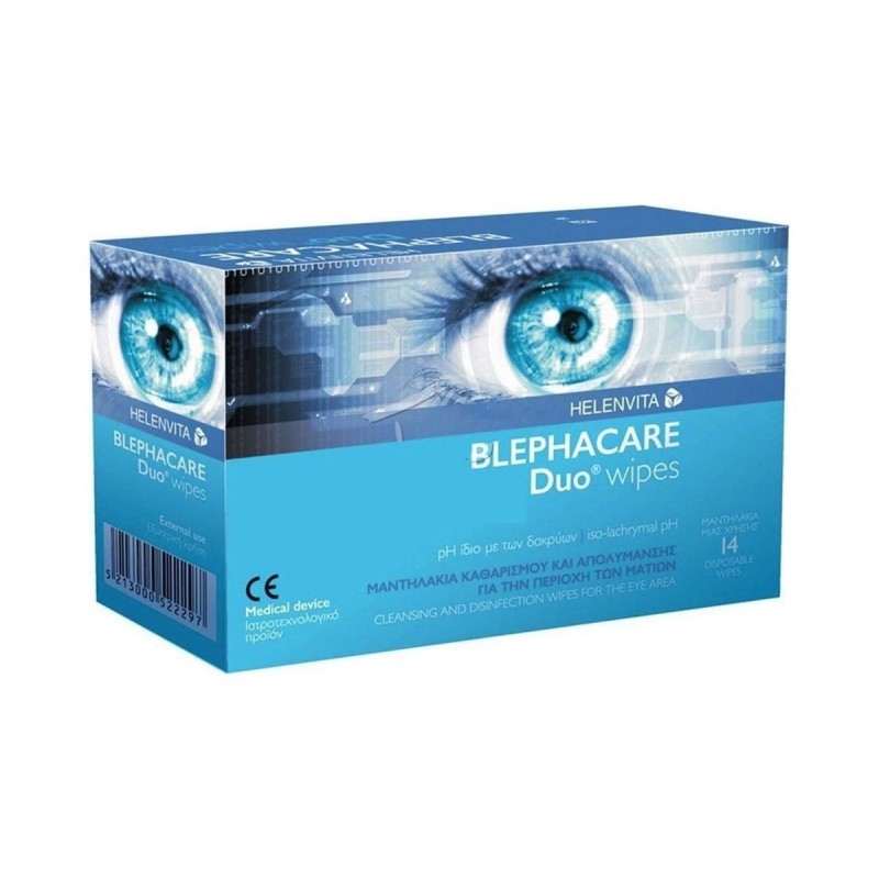 Helenvita Blephacare Duo Wipes x14 Pads