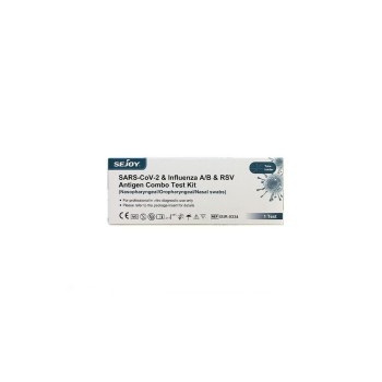 SEJOY Influenza A/B  Covid-19 and RSV Combo 4in1 Τετραπλό Τεστ Γρίπης-Covid-Rsv x 1 τεμάχιο