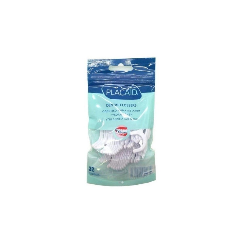 Plac Aid Dental Flossers x32 Flossers