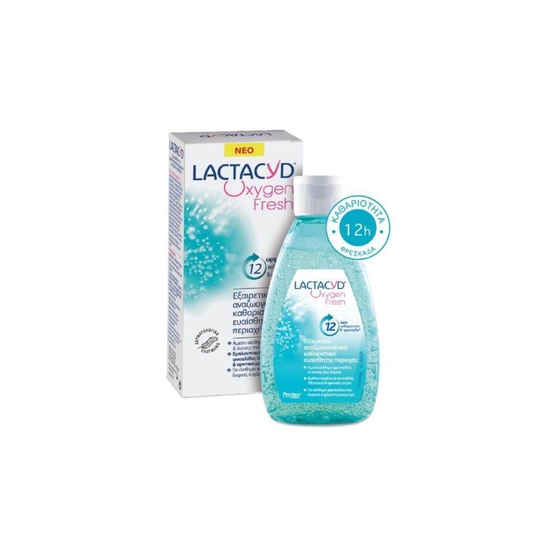Lactacyd Oxygen Fresh Αναζωογονητικό Καθαριστικό Ευαίσθητης Περιοχής 200 ml