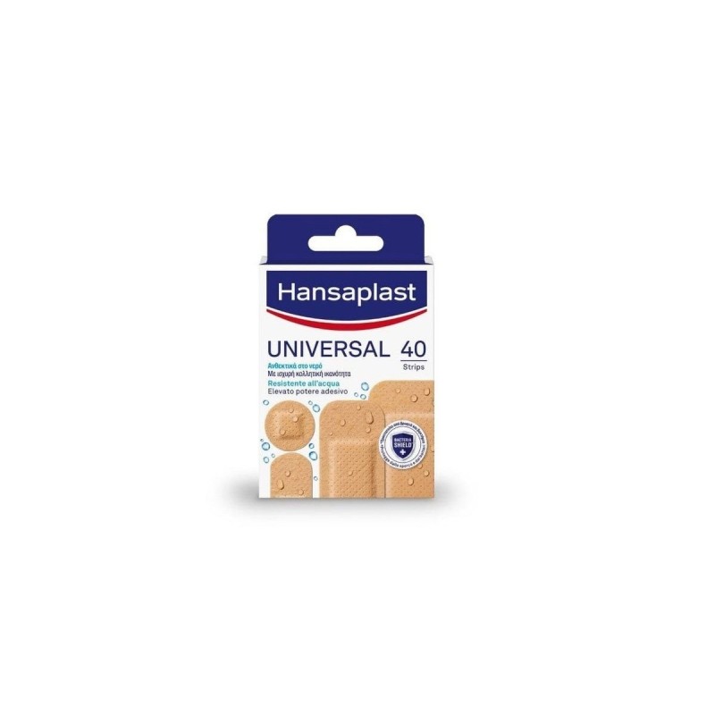 Hansaplast Plasters Universal Επιθέματα Ανθεκτικά στο Νερό x40 Strips