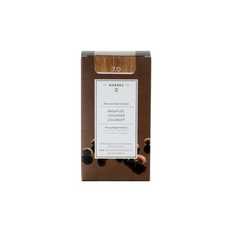 Korres Argan Oil Natural Colorant 7.0 Ξανθό
