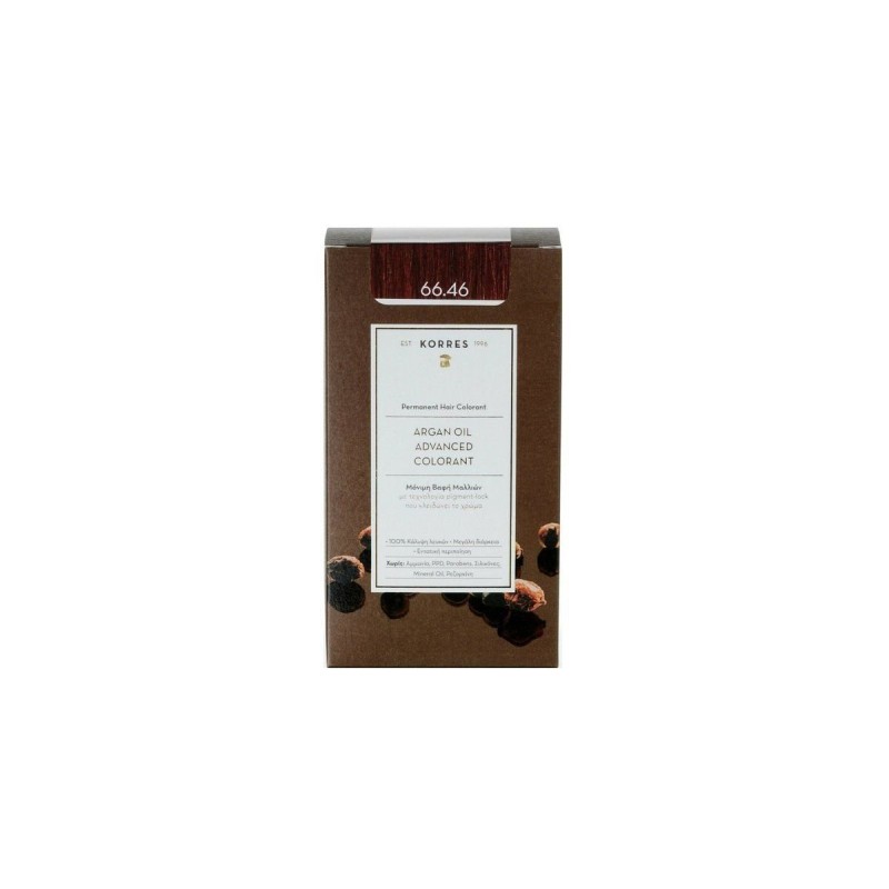 Korres Argan Oil Natural Colorant  66.46 Έντονο Κόκκινο Βουργουνδίας