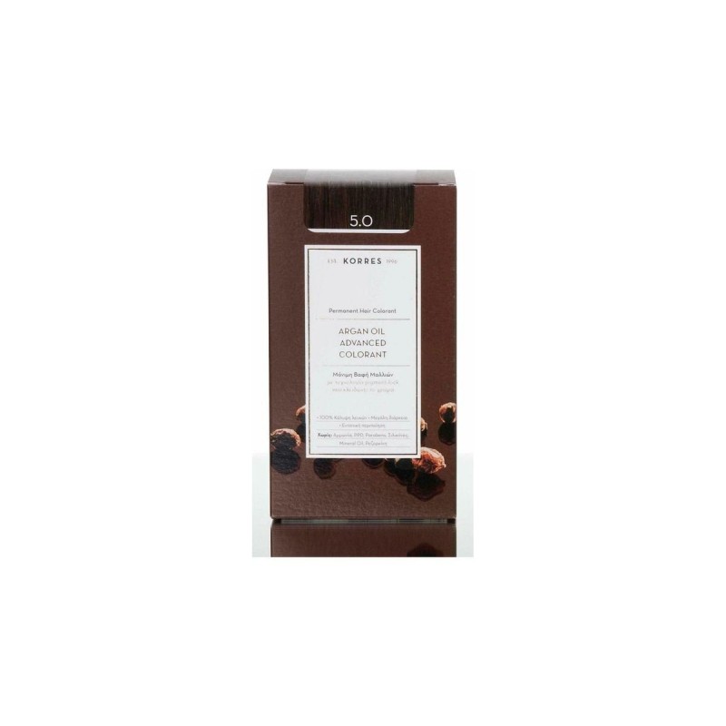 Korres Argan Oil Natural Colorant 5.0 Light brown Καστανό Ανοιχτό