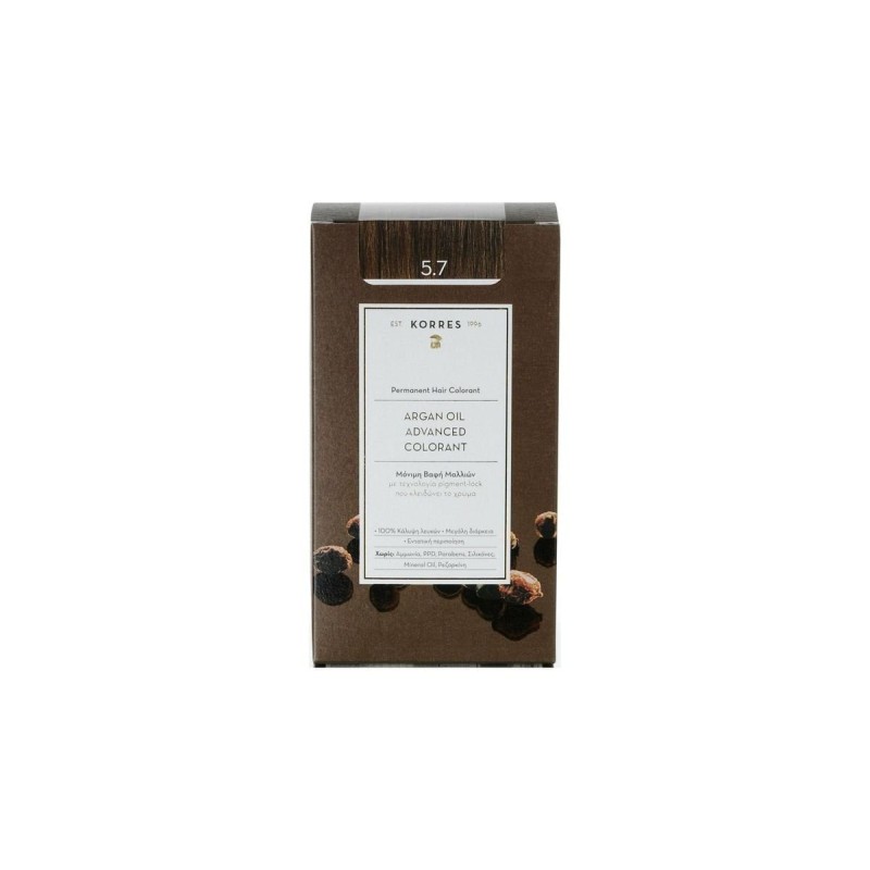 Korres Argan Oil Natural Colorant 5.7 Σοκολατί
