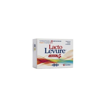 Unipharma Lacto Levure Cran Συμπλήρωμα Διατροφής με Εκχύλισμα από Cranberries, 20 Φακελίσκοι