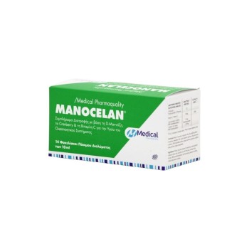 Medical Manocelan Μαννόζη Με Βιταμίνη C & Cranberry  x14 Φακελίσκοι