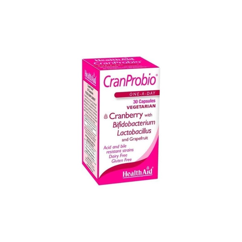 Health Aid CranProbio Συμπλήρωμα Διατροφής για το Ουροποιητικό 30caps