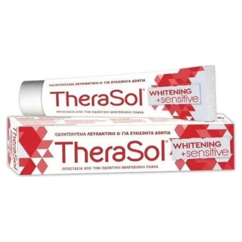 Therasol Whitening & Sensitive Οδοντόκρεμα Λεύκανσης Για Ευαίσθητα Δόντια 75 ml