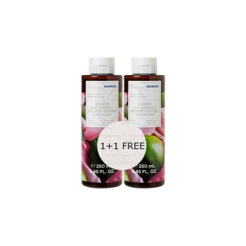 Korres Shower Promo Pack Αφρόλουτρο Τζινζερ Μοσχολέμονο 1+1 250ml x2