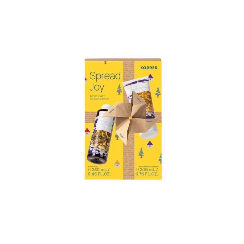 Korres Promo Set Spread Joy Thyme Honey Body Cleanser 250ml and Body Soothing Milk 200ml