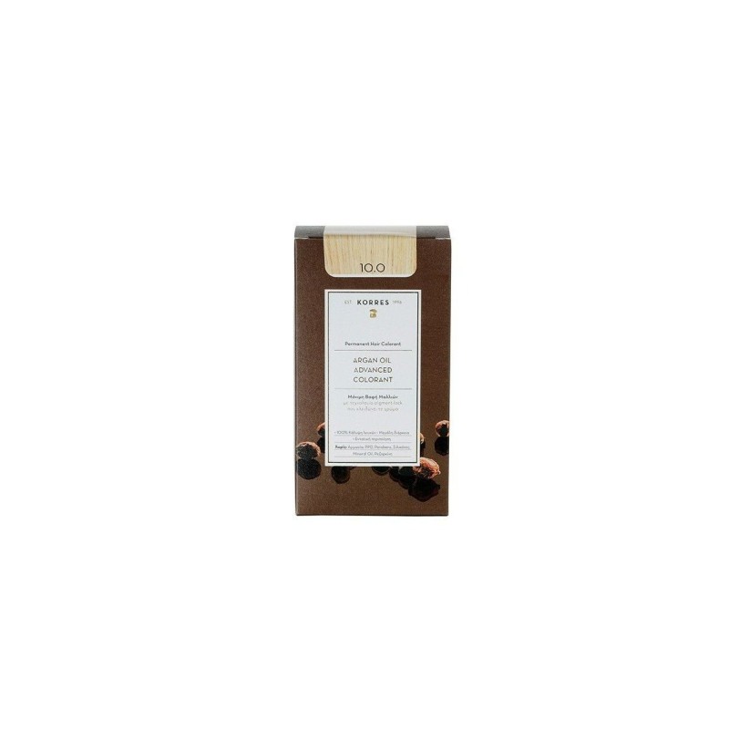 Korres Argan Oil Natural Colorant 10.0 Ξανθό Πλατίνας