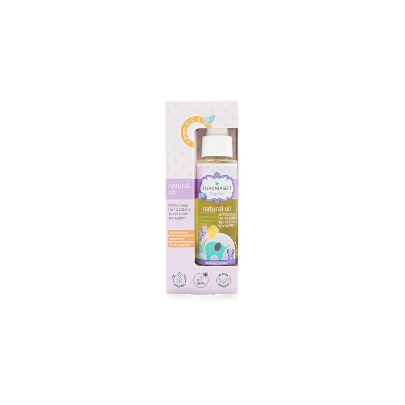Pharmasept Baby Natural Oil Βρεφικό Ενυδατικό Λάδι 100 ml