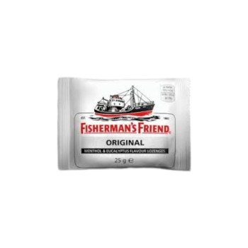 Fisherman’s Friend Original Sugar Free – Αυθεντικές Παστίλιες για τον Λαιμό & την Αναπνοή Μινθόλη & Ευκάλυπτος Χωρίς Ζάχαρη (25g)