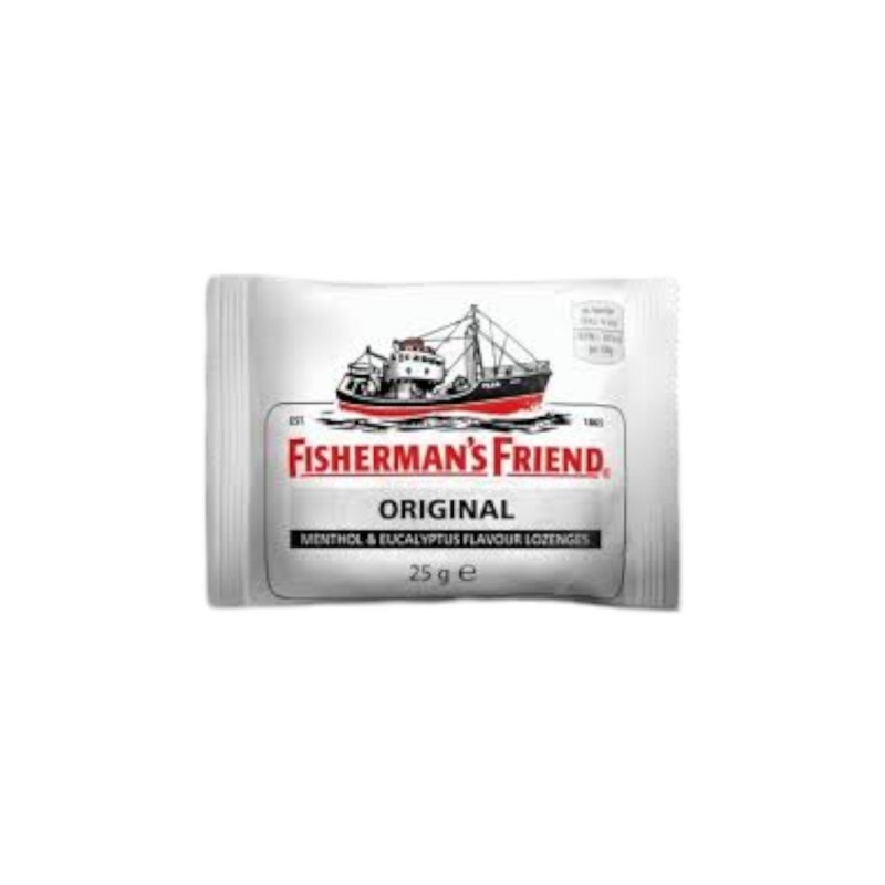 Fisherman’s Friend Original Sugar Free – Αυθεντικές Παστίλιες για τον Λαιμό & την Αναπνοή Μινθόλη & Ευκάλυπτος Χωρίς Ζάχαρη (25g)