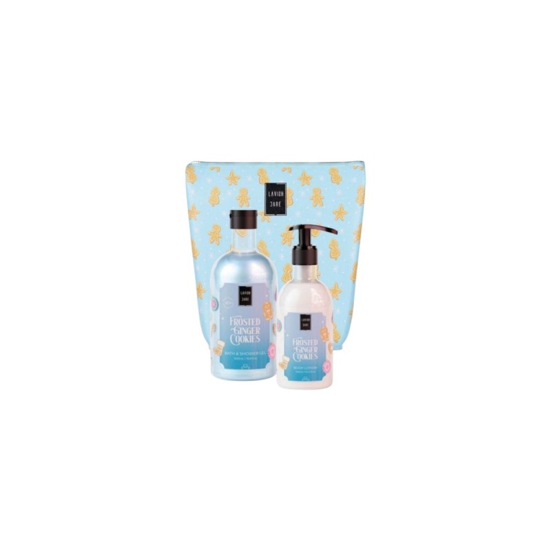 Lavish Care Frosted Ginger Cookies Νεσεσέρ με Shower Gel 500ml & Body Cream 300m