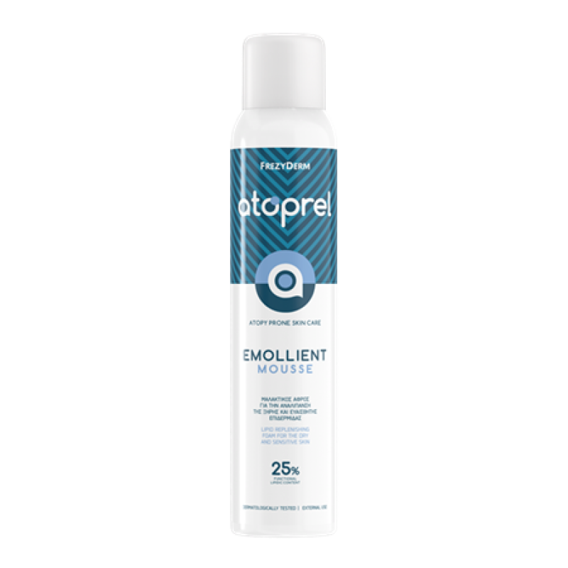 Frezyderm Atoprel Mousse Emollient Μαλακτικός Αφρός για Την Ατοπική Δερματίτιδα 200ml
