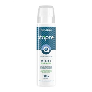 Frezyderm Atoprel Milky Bath Oil Ενυδατικό Λάδι Καθαρισμού για το Ατοπικό Δέρμα 250ml