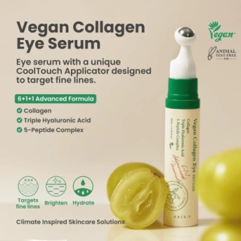 Axis-Y Vegan Collagen Eye Serum Αντιγηραντικός Ορός Ματιών, 10ml