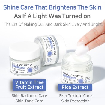 APLB Azelaic Acid Peptide Facial Cream για Λάμψη, Ελαστικότητα & Εξισορρόπηση, 55 ml