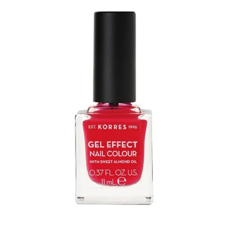 Korres Gel Effect Nail Colour With Sweet Almond Oil No.19 Watermelon 11ml