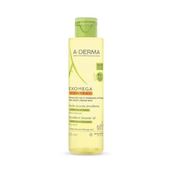 Aderma Exomega Control Huile Lavante Emolliente, Λάδι Καθαρισμού για Ατοπικό Δέρμα, 200ml