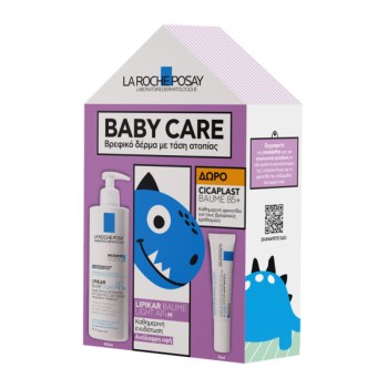 La Roche-Posay Baby Care Promo Lipikar Baume Light AP+M Kρέμα Σώματος για το Βρεφικό Ατοπικό Δέρμα 400ml & Δώρο Cicaplast Baume B5+ 15ml, 1σετ
