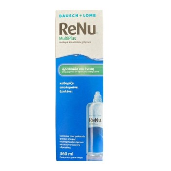 Bausch & Lomb Renu Multiplus Διάλυμα Φακών Επαφής Πολλαπλών Χρήσεων, 360ml