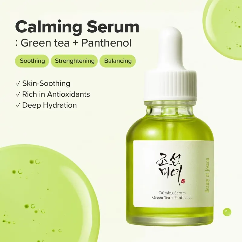 Beauty of Joseon Calming Serum Renewed, Ορός με πράσινο τσάι αρτεμίσια & πανθενόλη, 1 τεμάχιο
