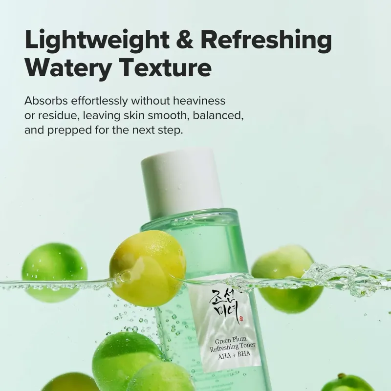 Beauty of Joseon Green Plum Refreshing Toner AHA + BHA – Exfoliating toner 150ml