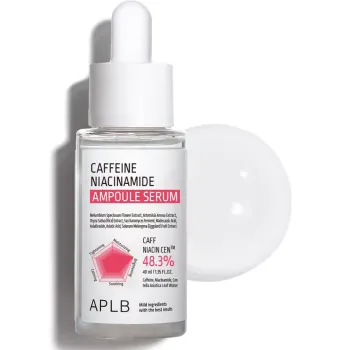APLB Caffeine Niacinamide Ampoule Serum Ορός Λάμψης & Αποσυμφόρησης Ορός προσώπου, 40 ml