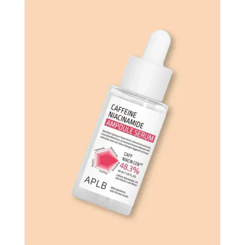 APLB Caffeine Niacinamide Ampoule Serum Ορός Λάμψης & Αποσυμφόρησης Ορός προσώπου, 40 ml