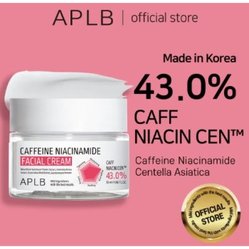 APLB Caffeine Niacinamide Facial Cream Κρέμα Προσώπου για Ξεκούραστη & Λαμπερή Όψη, 55 ml