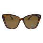 Γυαλιά ηλίου σε  καφέ cat-eye uv 400 5816