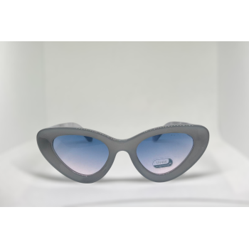 Γυαλιά ηλίου σε γκρι χρώμα και cat-eye uv400 2504
