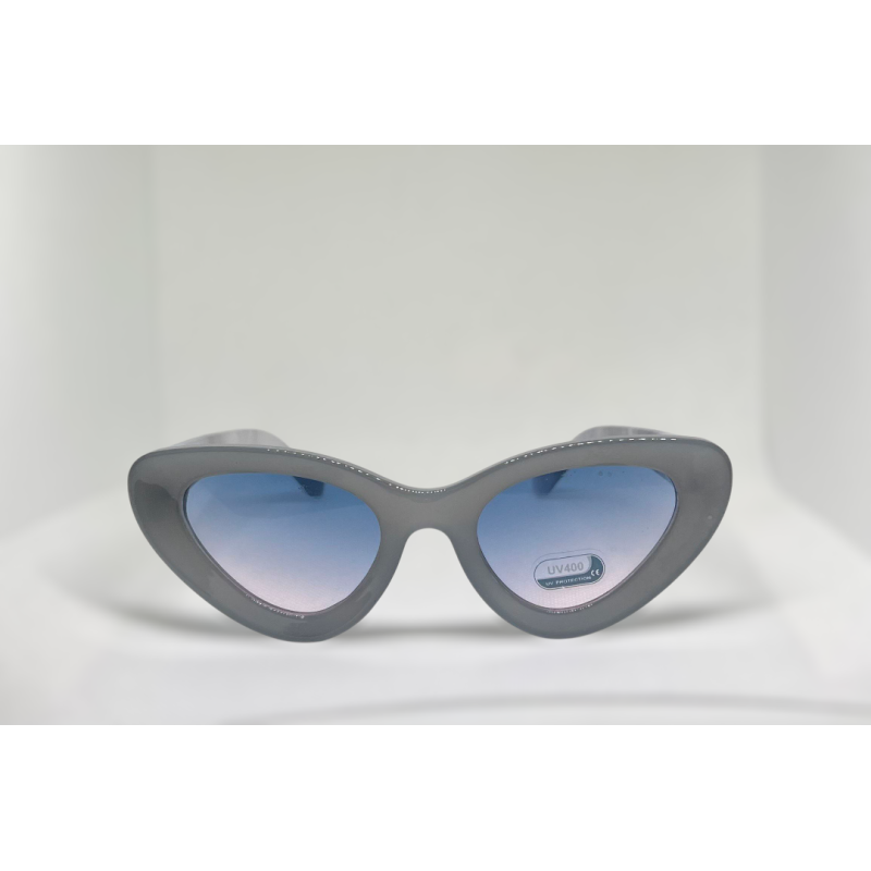 Γυαλιά ηλίου σε γκρι χρώμα και cat-eye uv400 2504
