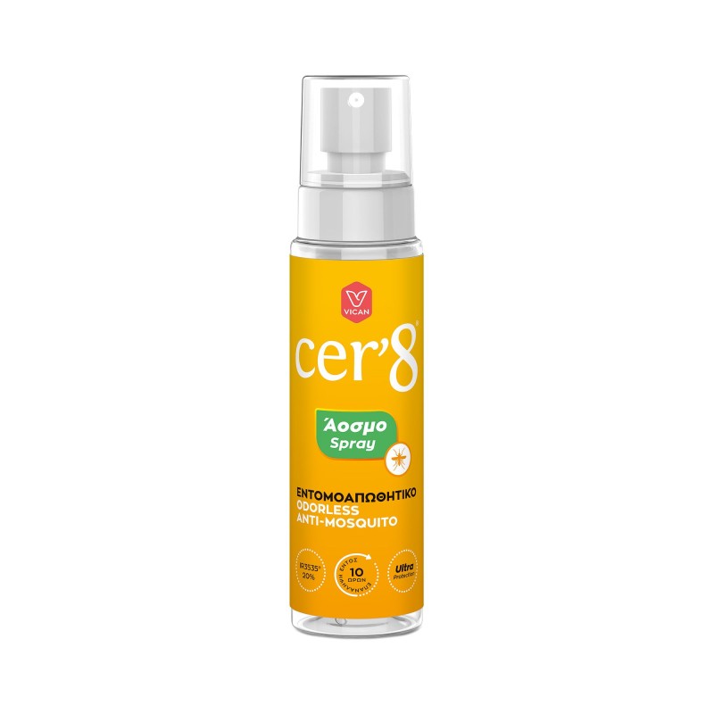 Cer'8 Άοσμο Εντομοαπωθητικό σε Spray, 100ml