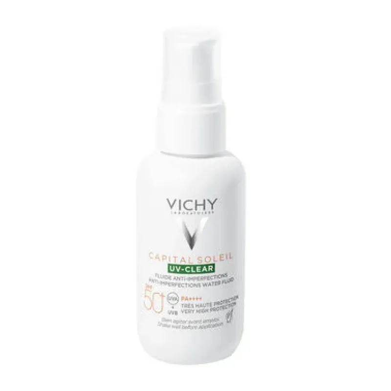 Vichy Capital Soleil UV-CLEAR Αντηλιακό Προσώπου Κατά της Λιπαρότητας SPF50+ 40ml