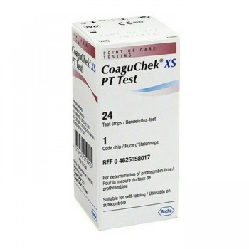 Roche CoaguCheck XS PT INR TEST x24 Strips