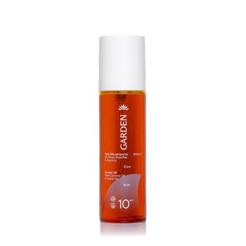 Garden Λάδι Μαυρίσματος με Έλαια Καρύδας & Καρότου SPF10 200ml