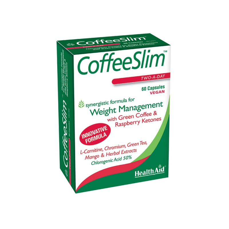 Health Aid CoffeeSlim Συμπλήρωμα Διατροφής για Διαχείρηση Βάρους, 60caps